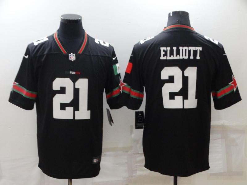 Cheap 2021 Men Nike NFL Dallas cowboys 21 Elliott black Vapor Untouchable jerseys